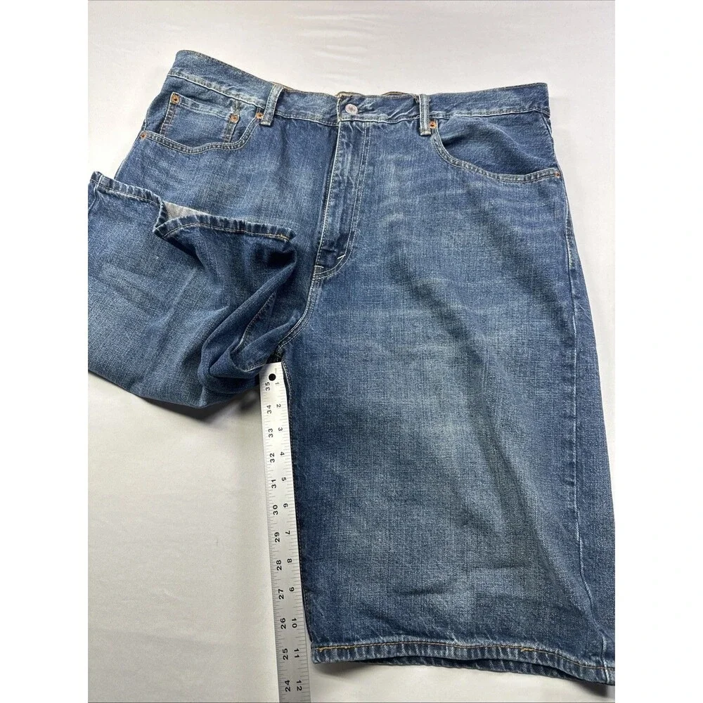 Levi's Men's 569 Loose Straight Fit Denim Shorts, Size 38, 12